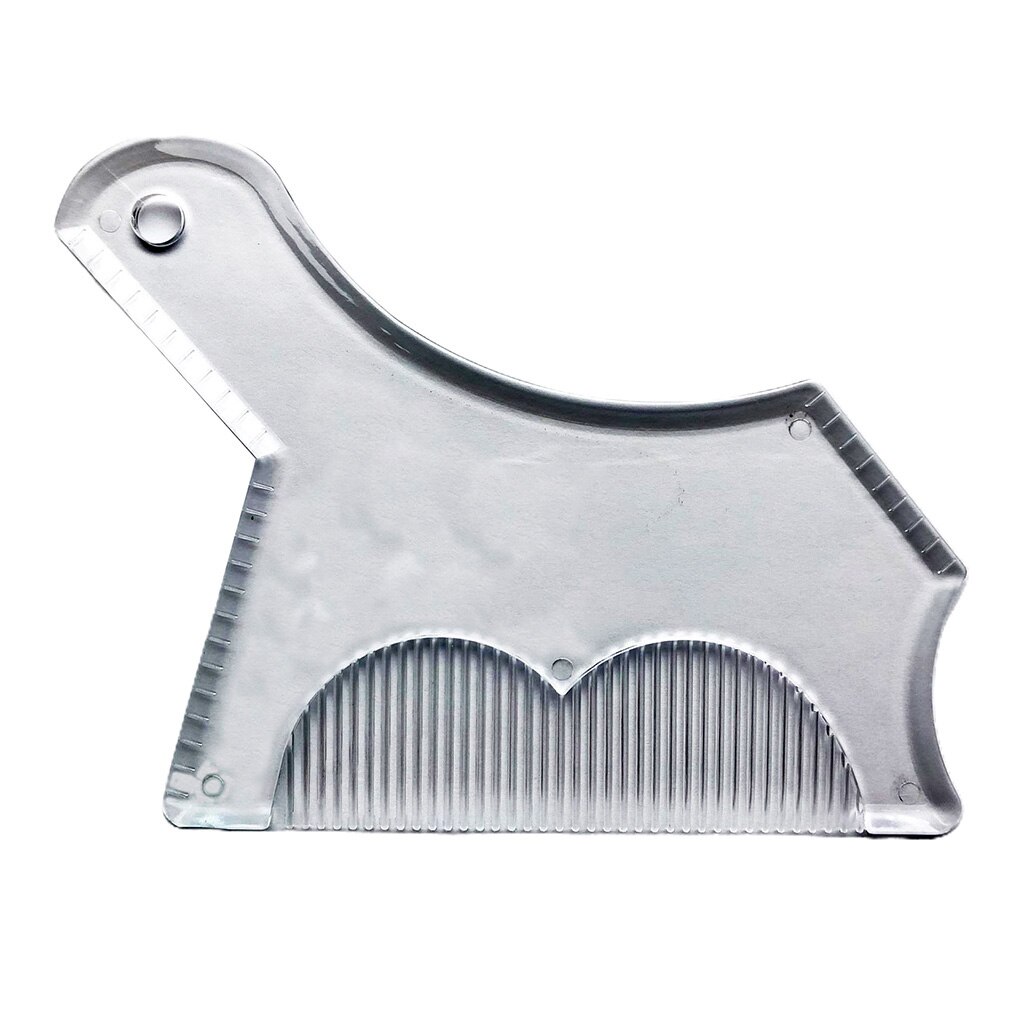 tasca dimensioni Mens Barba Che Modella Righello plasmatore Simmetria Guarnizioni Pettine Rasatura Strumento