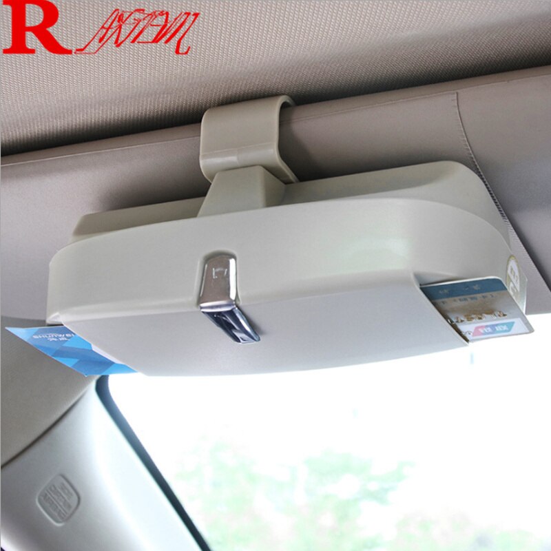 Samochód uchwyt na okulary przeciwsłoneczne etui na okulary pudełko robić przechowywania samochód wnętrze auta dla Volvo S60 S90 XC90 S80L XC60 V60 V40/Renault Koleos