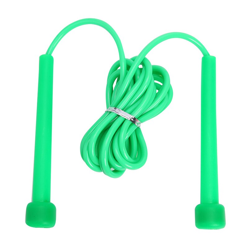 1Pcs Unisex Plastic Springtouw Springtouw Voor Fitness Overslaan Workout Training Tool Fitness Oefening Touw Voor Fitness Apparatuur: green green