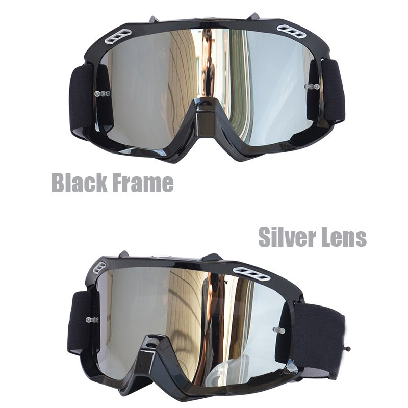 Gafas de sol de Motocross para hombre y mujer, lentes de sol para Motocross, todoterreno, motociclista, para exteriores, casco de motocicleta, lentes gratis + bolsa: C