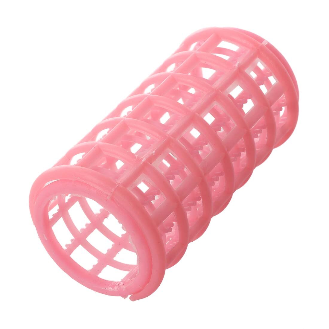 Hhff dame pink plastik magic circle hair styling roller curler 10 stk