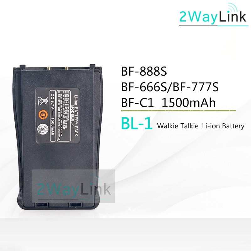 BF-C1 Baofeng BF-888S Batteria BL-1 Caricabatteria Da Auto Eliminator per BF-666S BF-777S 888s BF-88E Compatibile con H-777 H777 Batteria