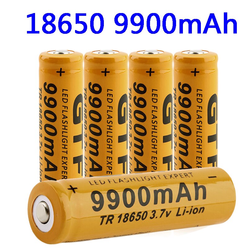 18650 Batterij Lithium Oplaadbare Batterij 9900Mah Lithium Batterij 3.7 V Voor Heldere Zaklamp Speelgoed Oplaadbare Batterij