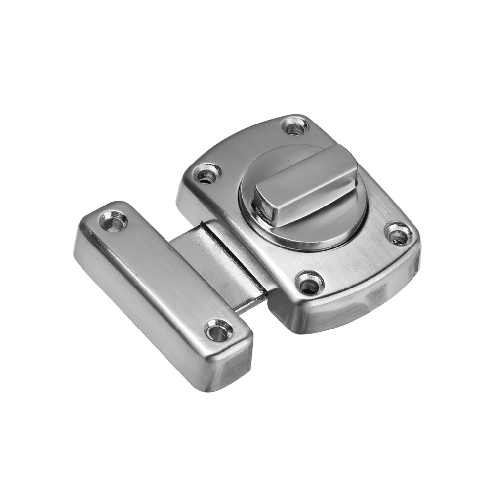 1pc Universal Turn Twist Bathroom Door Bolt Furniture Bolt Thickened Cabinet Lock Pin Home Hotel Security Hardware: Small-brushed