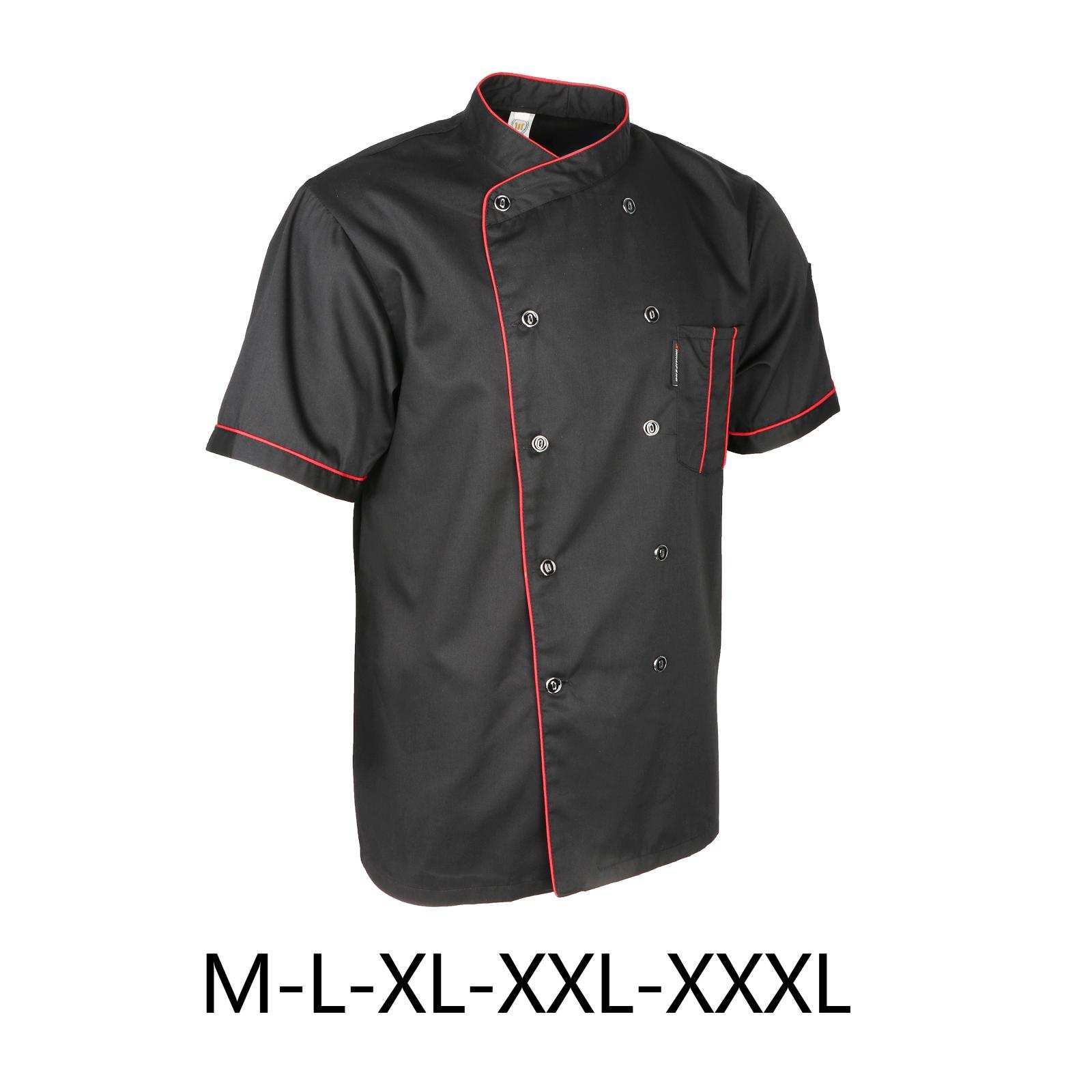 Chef Jacket Head Chef Uniform Restaurant Hotel Kitchen Cooking Clothes Catering Foodservice Chef Shirt Apron Hat