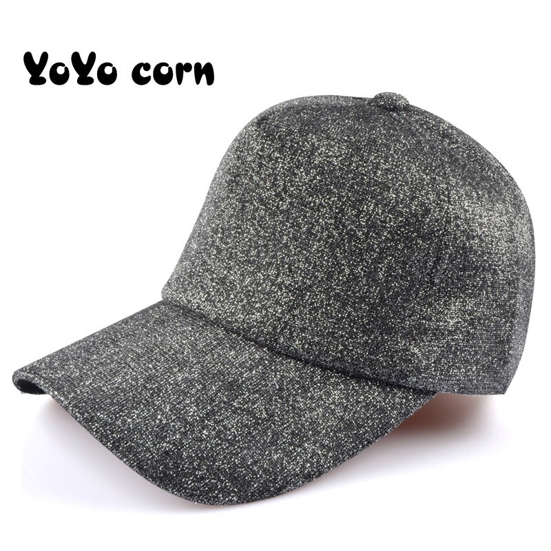 YOYOCORN Glitter Ponytail Baseball Cap Women Snapback Dad Hat Messy Bun Summer Hat Female Adjustable Hip Hop Hats: 6