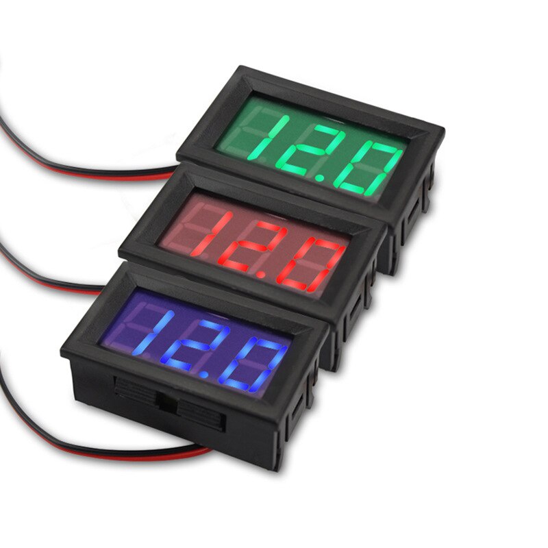 Neue Mini Drei-draht 70-500V AC Digital Voltmeter, Voltmeter Mit Verpolung Schutz, schaltung Messung Voltmeter ^