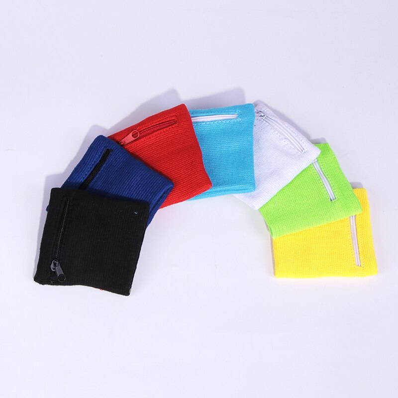 Outdoor Wrist Band with Key Card Bag Safety Wallet Storage Zipper Ankle Wrap Sport Strap Wrist Support