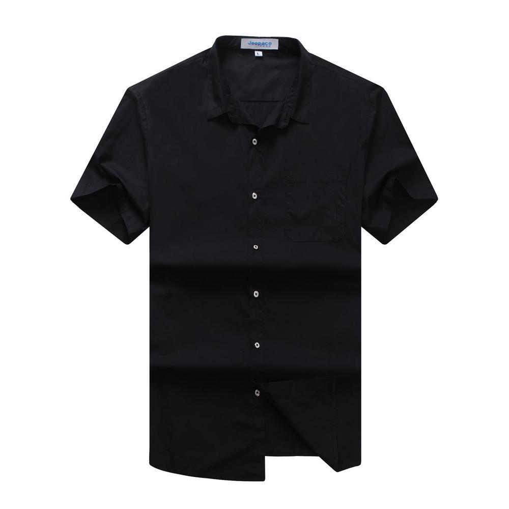Plus Große Größe 8XL 7XL 6XL 5XL 4XL Neue Sommer Kurzarm Köper Reine Farbe Geschäft Kleid Hemden Formale Arbeit Hemden Männer: 3 / XXXL