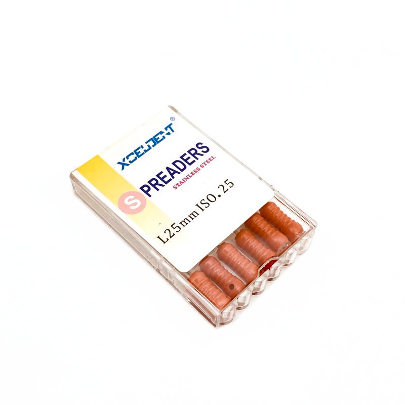 Zahn Edelstahl Treuer Zahn Finger Spreader für Wurzel Reinigung Zahnmedizin S-Datei: 25mm S-Datei  Nein.25