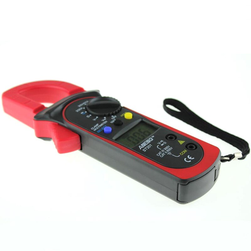 LCD Digital Clamp Multimeter OHM Amp Volt Meter AC/DC Current Resistance Tester