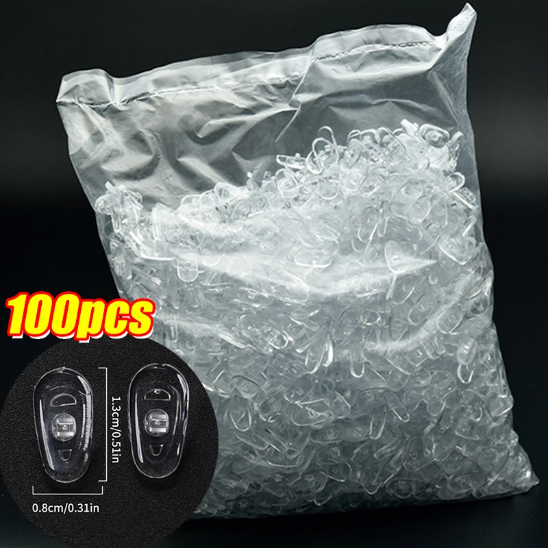 DIY Luchtkamer Helder Ovaal Lenzenvloeistof Neusbeugel Siliconen Neuspads Brillenbeugel Anti Zonnebril Brilaccessoires