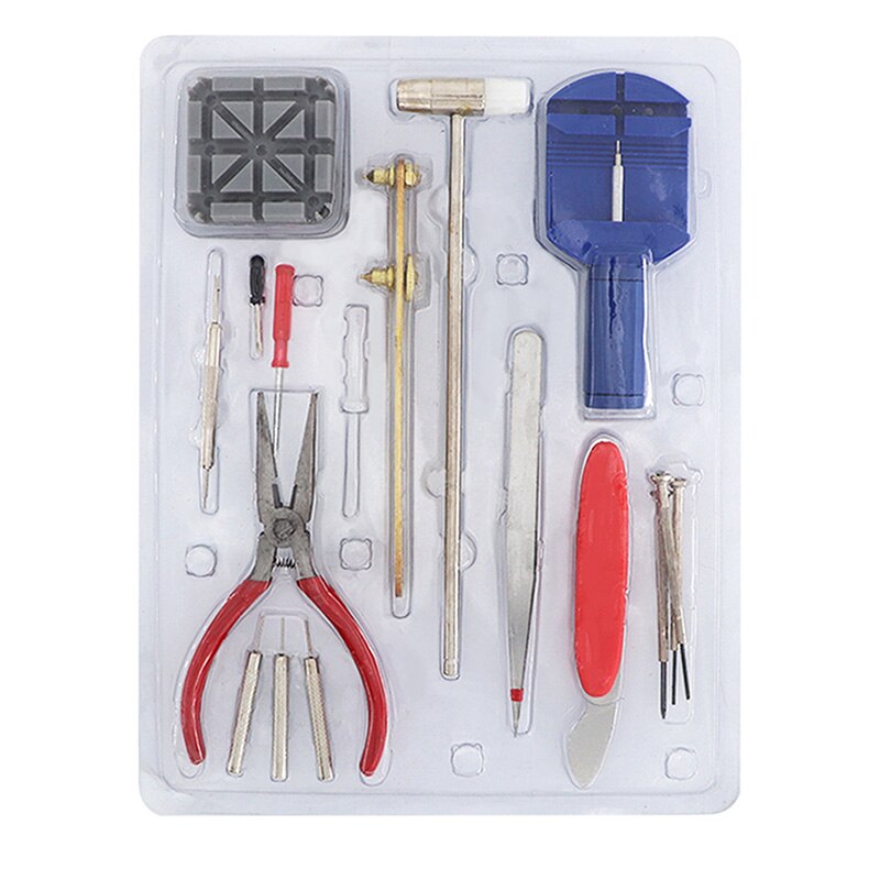 16 Stks/set Hand Micro Schroevendraaier Opening Band Veranderende Batterijen Horloge Tool Kit