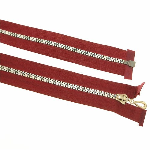 U PICK 8 pièces résine brillante multicolore Double extrémités fermetures à glissière fermeture éclair en résine Meete extrémité ouverte 60 cm pour bricolage sac à dos canapé Garm: 5