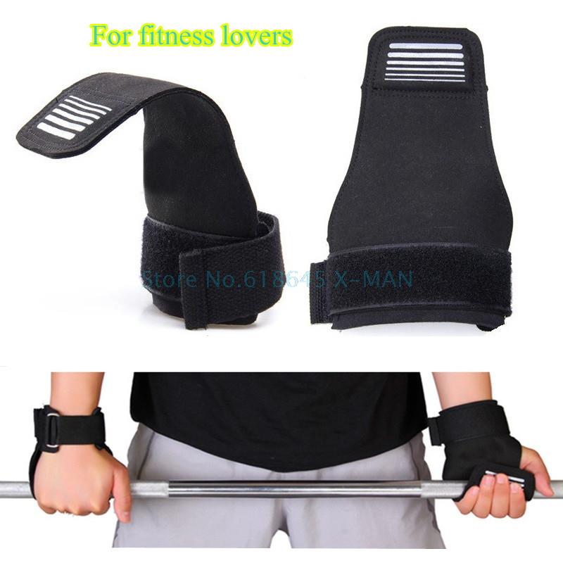 Fitness Gewichtheffen Handschoenen Grip Palm Protector Strap gewichtheffen Halter Handschoenen Gym Apparatuur Gewichtheffen Handschoenen L269