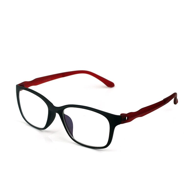 Ultralight Large Frame Anti Blue Light Glasses TR90 Resin Lens Plain ...