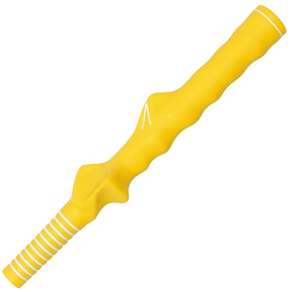 Rubber Golf Rubber Hand Shape Grip Corrector Non-Slip Golf Practice Pole Grip Durable Right Hand Golf Swing Training Grip: green