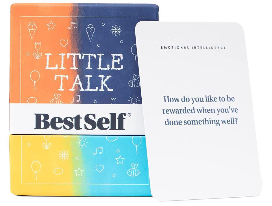 BestSelf-Little Talk Deck Conversation Cards, Powerful Tool, Family Party, Kids Conversation, Meaningful Interactions Game