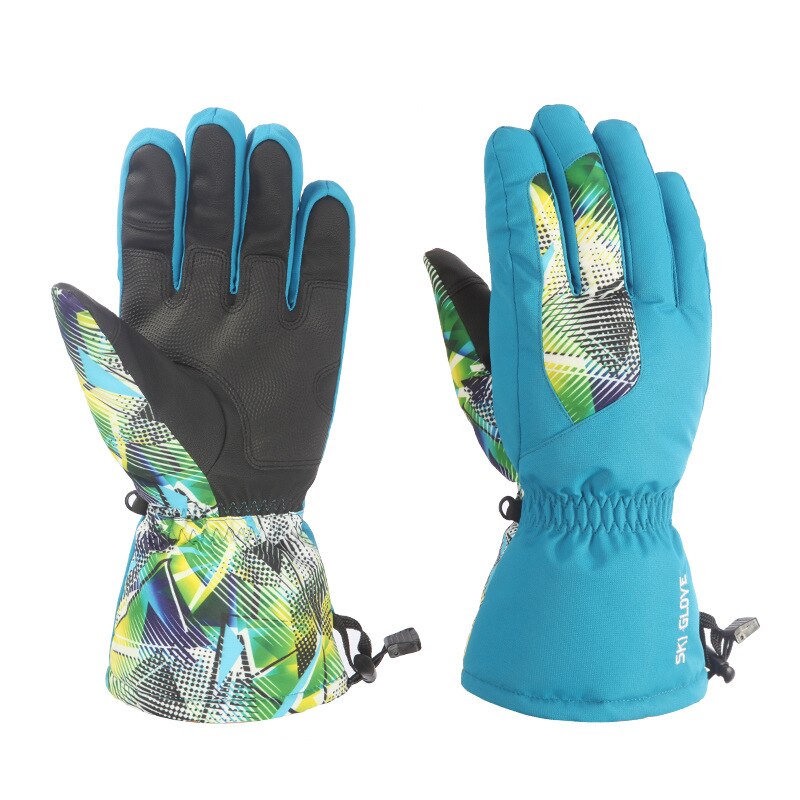 Vandtætte vinter varme handsker mænd ski handsker snowboard handsker motorcykel ridning vinter touch screen sne handske: D / L