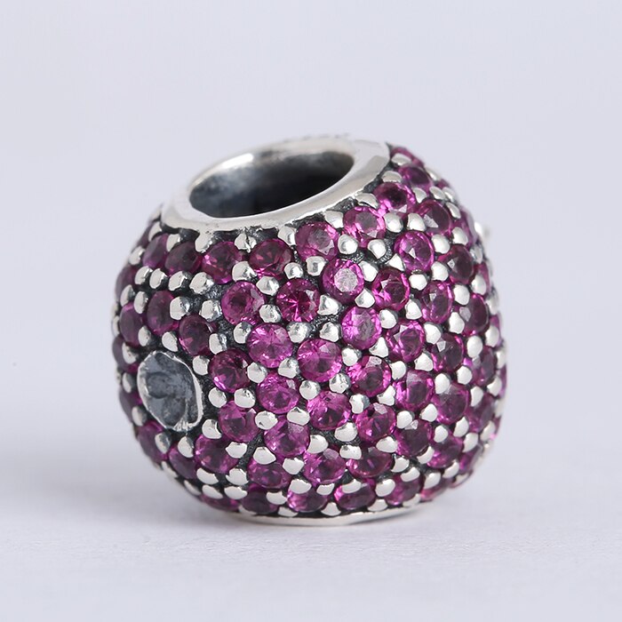 de Printemps 925 en argent sterling apple charmes avec fantaisie rouge & vert clair cz Adapté pour Bracelets Porte-Bonheur