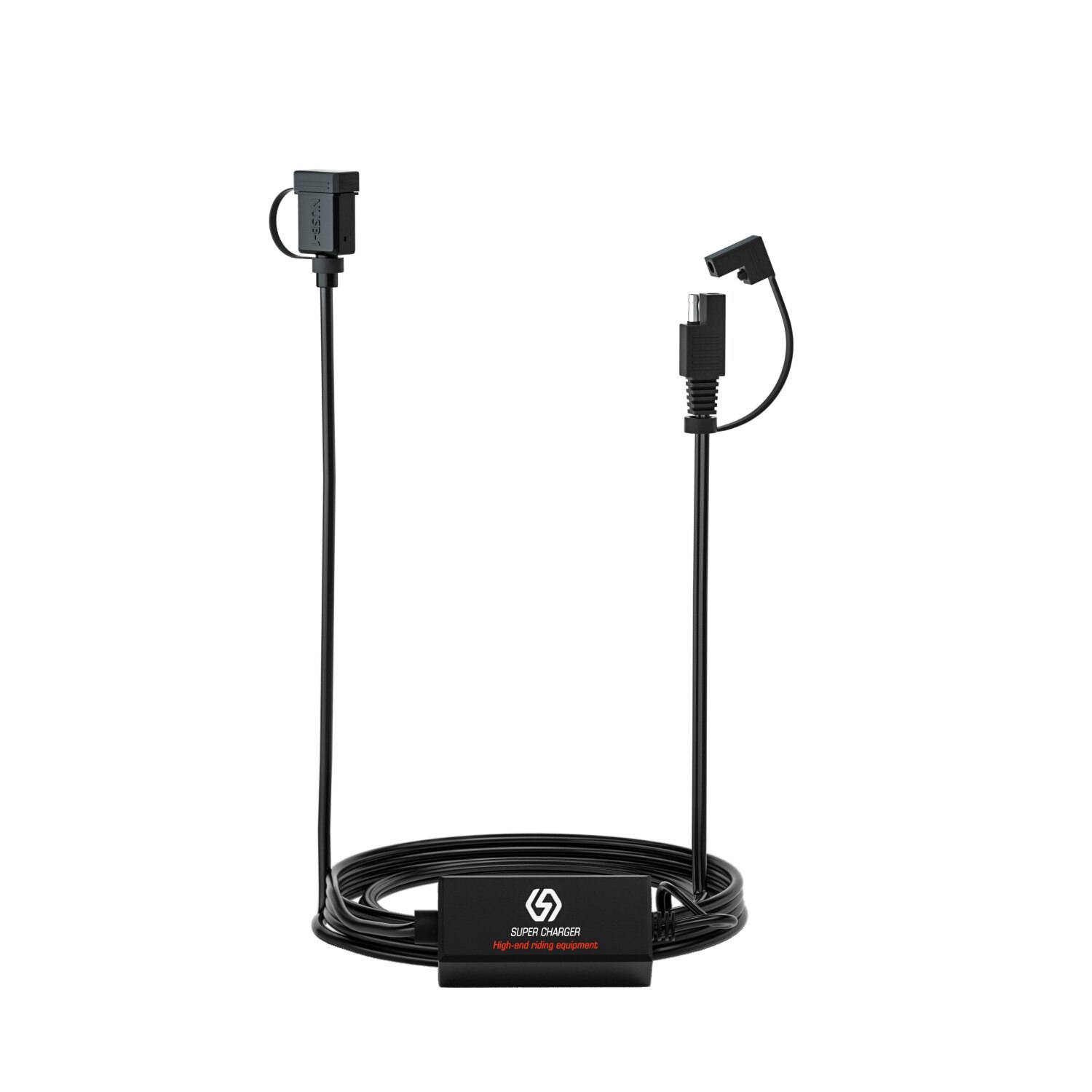 Cargador rápido SAE a USB para motocicleta, adaptador de desconexión de enchufe, resistente al agua, 36W, QC3.0, carga rápida 3,0, Chip inteligente incorporado: Single USB Port