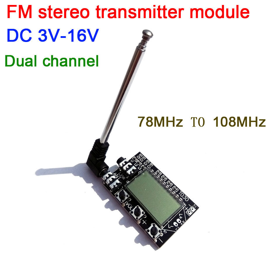 Transmisor FM BH1417F 0,1 W, estación de Radio Digital, PLL, reproductor de música ESTÉREO FM 87,7-107,9 MHZ, KITS DIY para amplificador