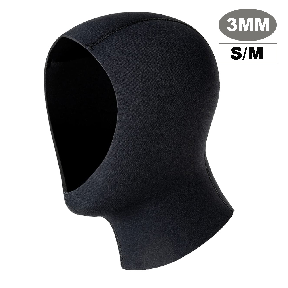 Neoprene Diving Hood Wetsuit Cap 3mm/5mm Stretchy Thermal Scuba Dive Hood for Men Women Cold Water Swimming Snorkeling Surfing: PURPLE