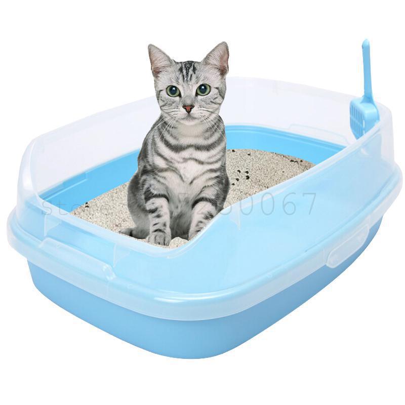 Kat toilet kat sand potte enkelt lag dobbelt lag fyrretræ bentonit kat sand potte mesh fed kat super stor lukket: Model 13