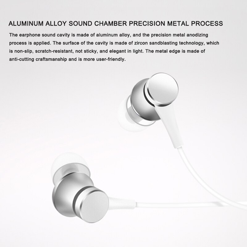 Xiaomi-piston 3-auriculares internos con micrófono, auriculares de 3,5mm, nueva versión para Mi 9 Note 10 Pad 4 MP4 MP3 PC, teléfono móvil Original