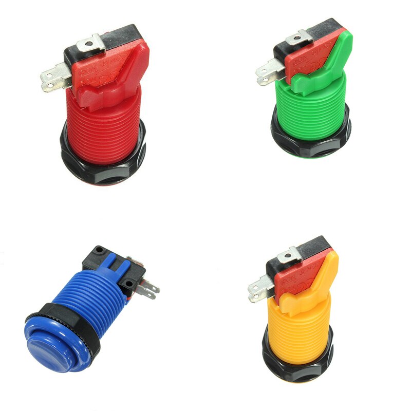 American Style Button with Micro Switch,Game Machine Push Button Switch with 6 different colors