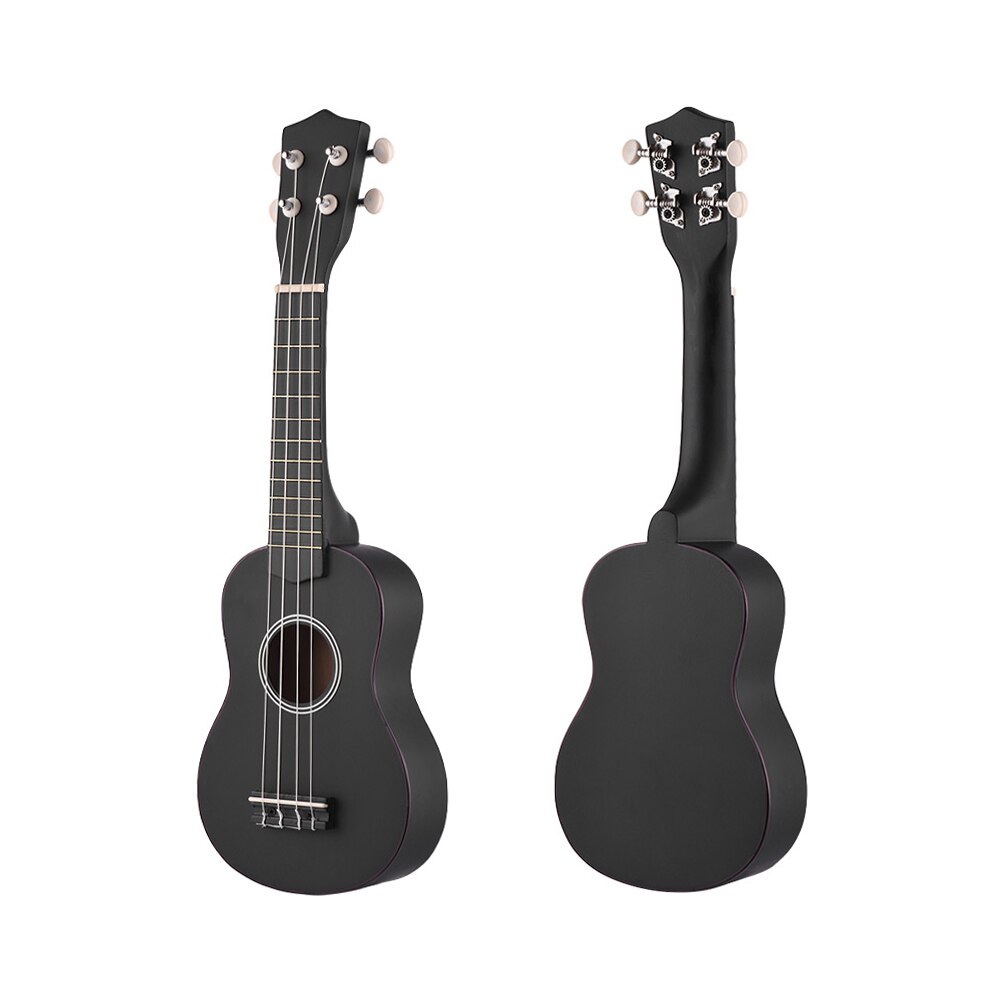 Ukelele Soprano acústico de 21 pulgadas, Kit de Ukelele de tilo de 21 pulgadas y Bolsa, correa de cuerdas, sintonizador, instrumento Musical