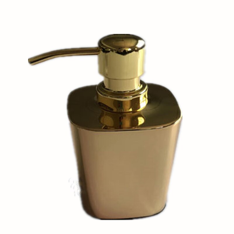 Liquid Soap Dispenser Soap Container 304 Stainless Steel Bathroom Shampoo Bath lotion Holder Press Type Rose Gold
