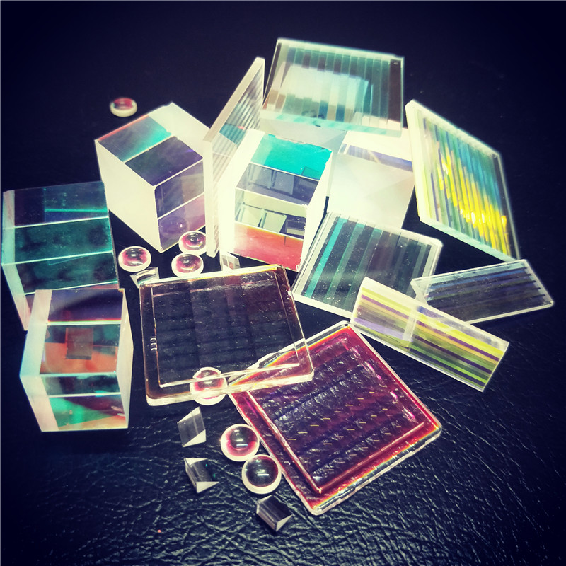 2pcs Defective Dichroic X-cube Optical Prism Cube RGB Splitter Refracted Light Photography
