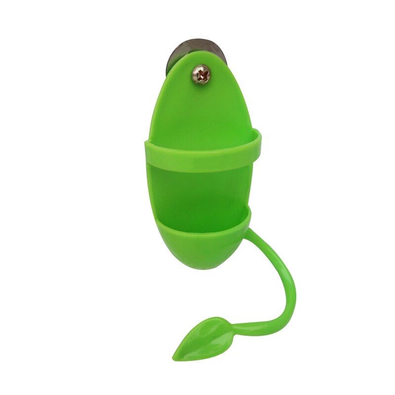 Dozownik pokarmu dla papug ze stelaż stojący uchwyt na warzywa owocowe plastikowy pojemnik na jedzenie wiszące akcesoria robić klatek artykuły dla ptaków domowych: A