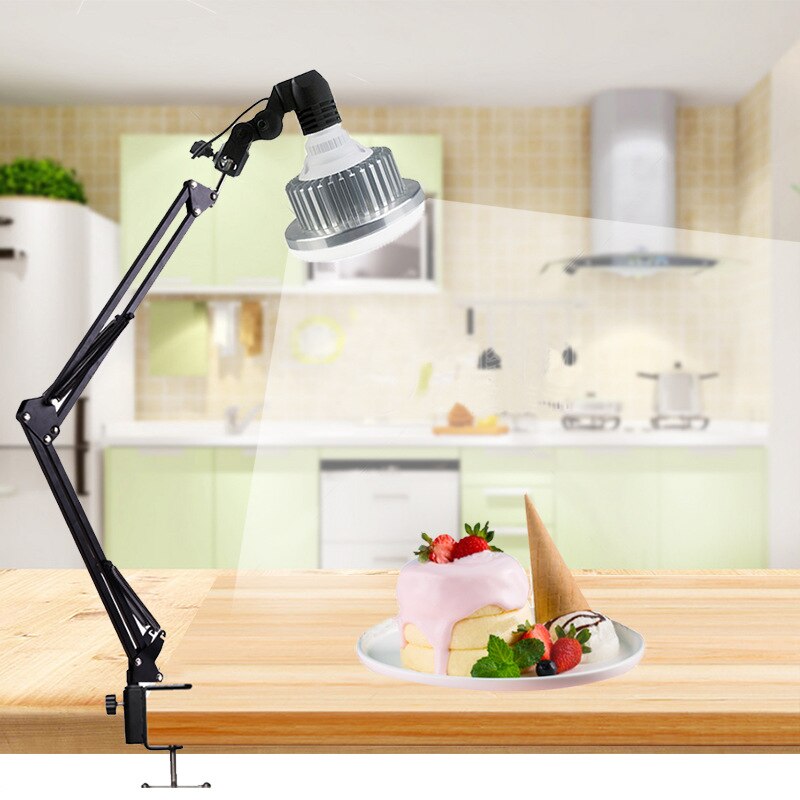Fotografie Telefon Desktop Suspension Arm Halterung + 35W LED Lampe + Reflektor Softbox Kontinuierliche Beleuchtung Kit Für Foto Video schießen
