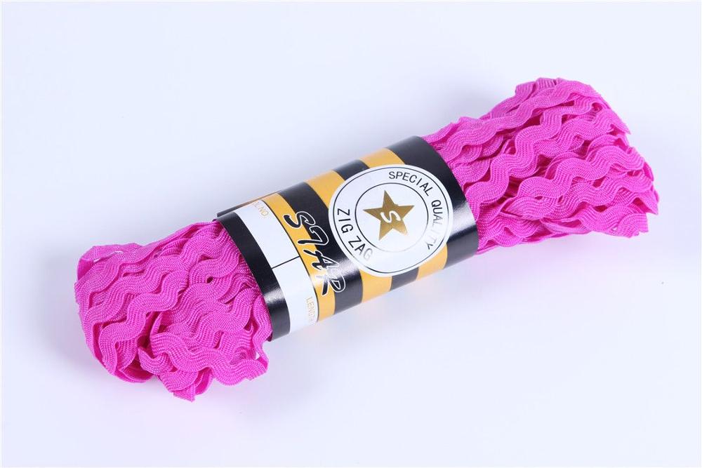 15yard/lot S Shaped Curve Wavy Lace Trim Ribbon Handmade Hat Curtain Pillow DIY Sewing Crafts Wedding Party Decorations: Rose 15Y