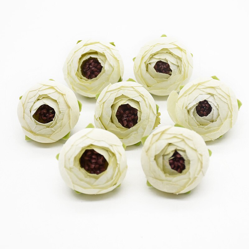 100 sztuk sztuczne kwiaty jedwabny pąki herbaty róże akcesoria robić dekoracji domu Diy broszka ślubna Scrapbooking nakrycia głowy kwiat na nadgarstek