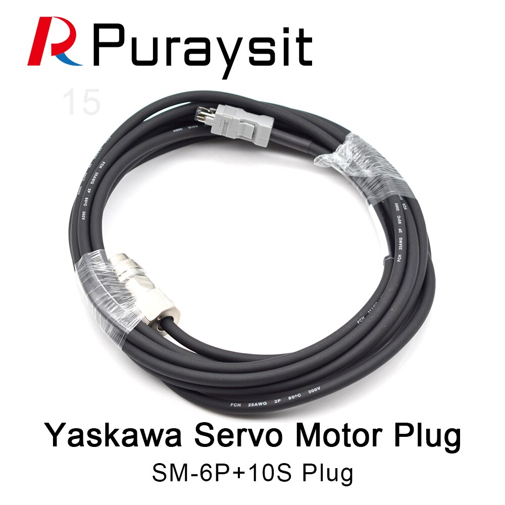 Yaskawa Servo Motor Plug SM-6P Encoder Signal Cable Connector Driver Control Unit Accessories