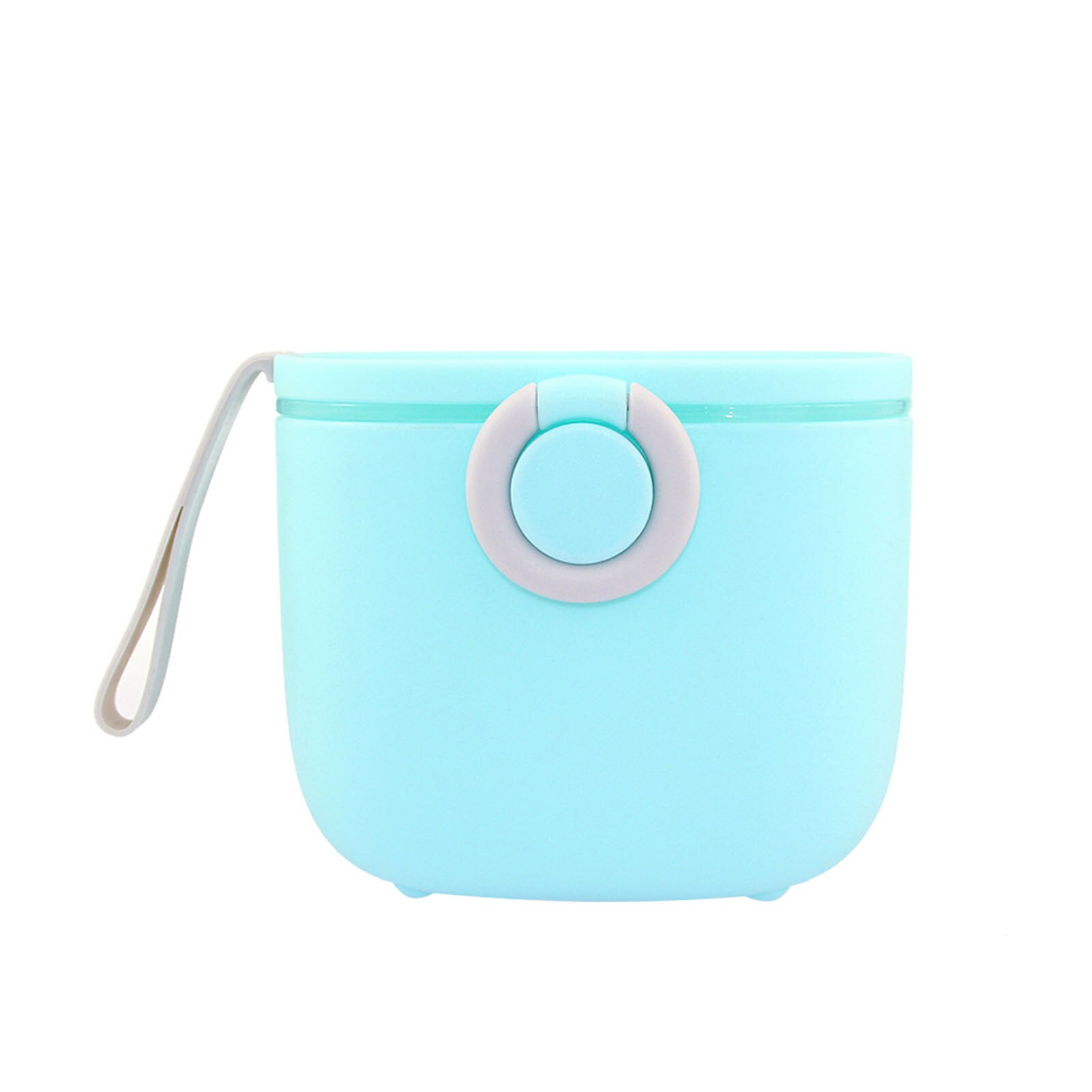 Makkelijk Schoon Baby Reizen Draagbare Baby Formule Dispenser Grote Capaciteit Met Lepel Outdoor Melkpoeder Voedsel Container Lekvrij: Blauw