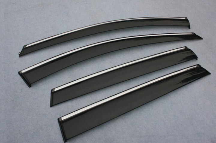 Window Wind Deflector Visor Rain/Sun Guard Vent For Ford Edge