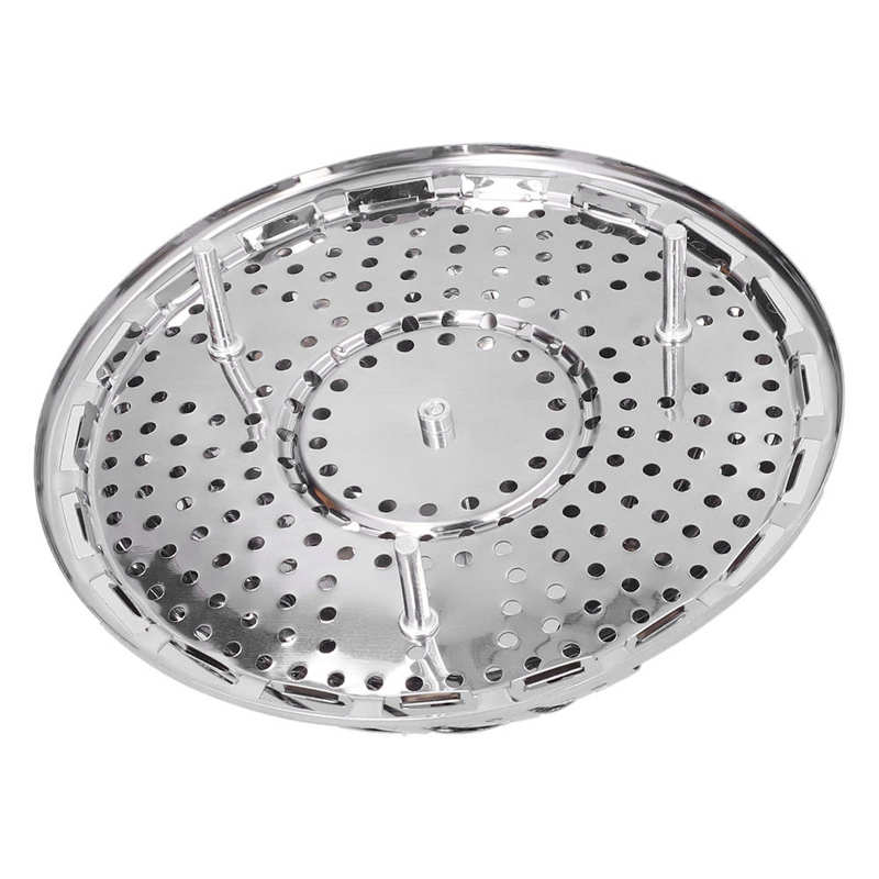 Panier à vapeur rétractable en acier inoxydable, 28cm de diamètre, support pliable pour accessoires de cuisson à la maison