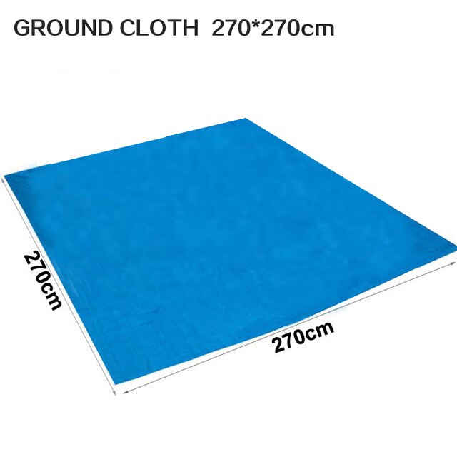 240, 300, 360cm, sobre el suelo, piscina, tela de suelo, cubierta hinchable, accesorio para piscina, tela de suelo B33003: groud cloth 270cm