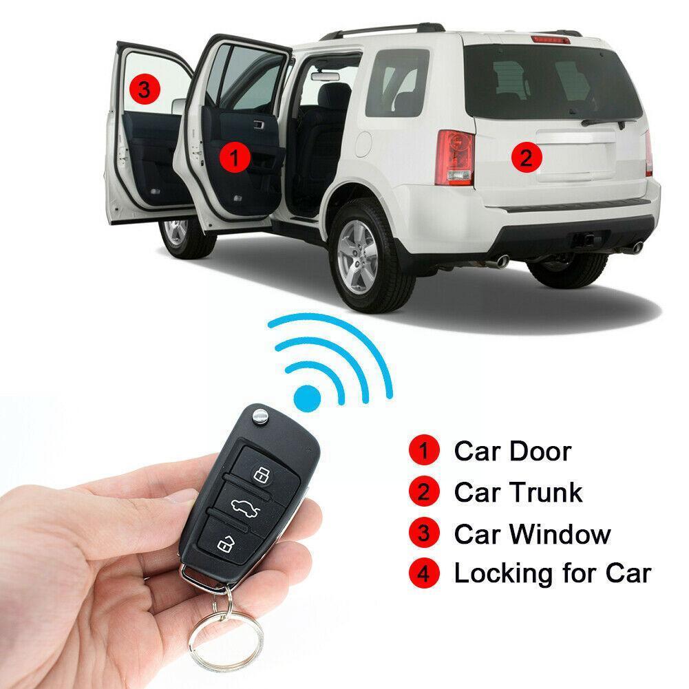 Universal Black Remote Control Less Anti-theft Device Lock Lock Led Remote Lock Chain Central Central Door Control I2l2