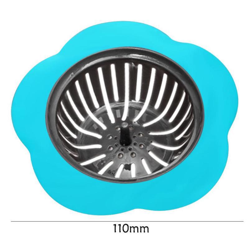 Siliconen TPR Gootsteenzeefje Badkamer Douche Drain Sink Cover Spoelbak Riool Zeef Zeef Haar Filter Zeef