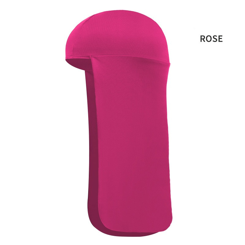 Verano ciclismo cola larga parasol sombrero de secado rápido Anti-UV protección del cuello gorra pesca senderismo caza gorra forro duro sombrero elástico: Verde