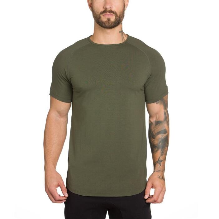 Muscleguy t-shirt long pour homme, Hip Hop, gym, Extra Long, musculation et Fitness