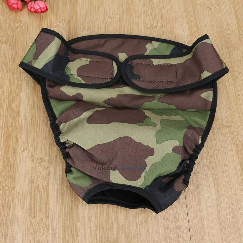 Hundblöja blöja inkontinens säsong byxor justerbara 4 färger storlek s-xl valp
