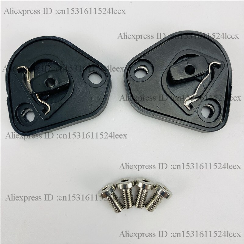 Pista GP R Motocross Racing Motorcycle Helmet Accessories A Pair of Pivot Kit Base Plate with Four Screws Helmet Accessories