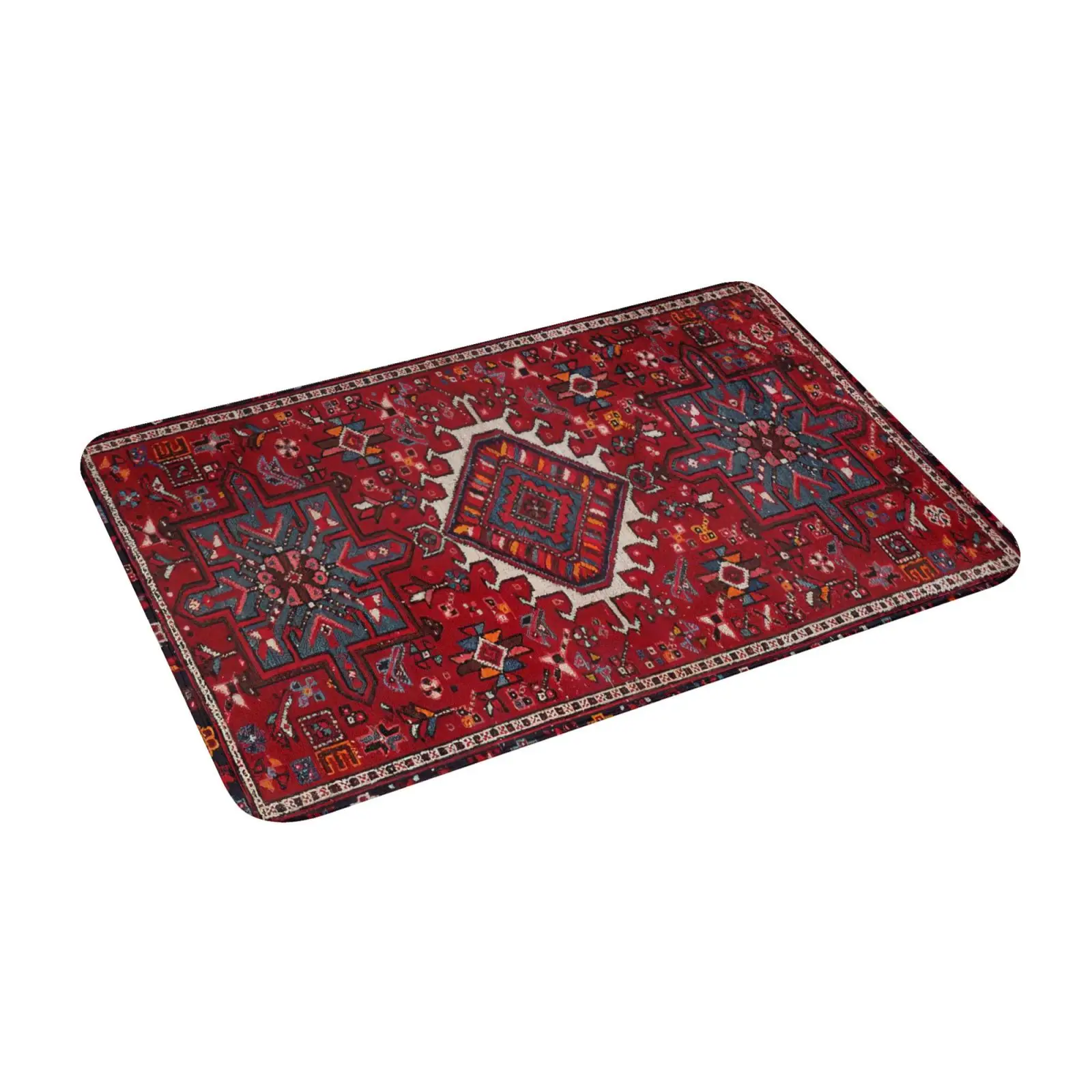 Dekorative Fußmatt - Weiche Wildleder Küchenteppiche - Rutschfeste Eingangsteppiche - 40x60cm & 50x80cm