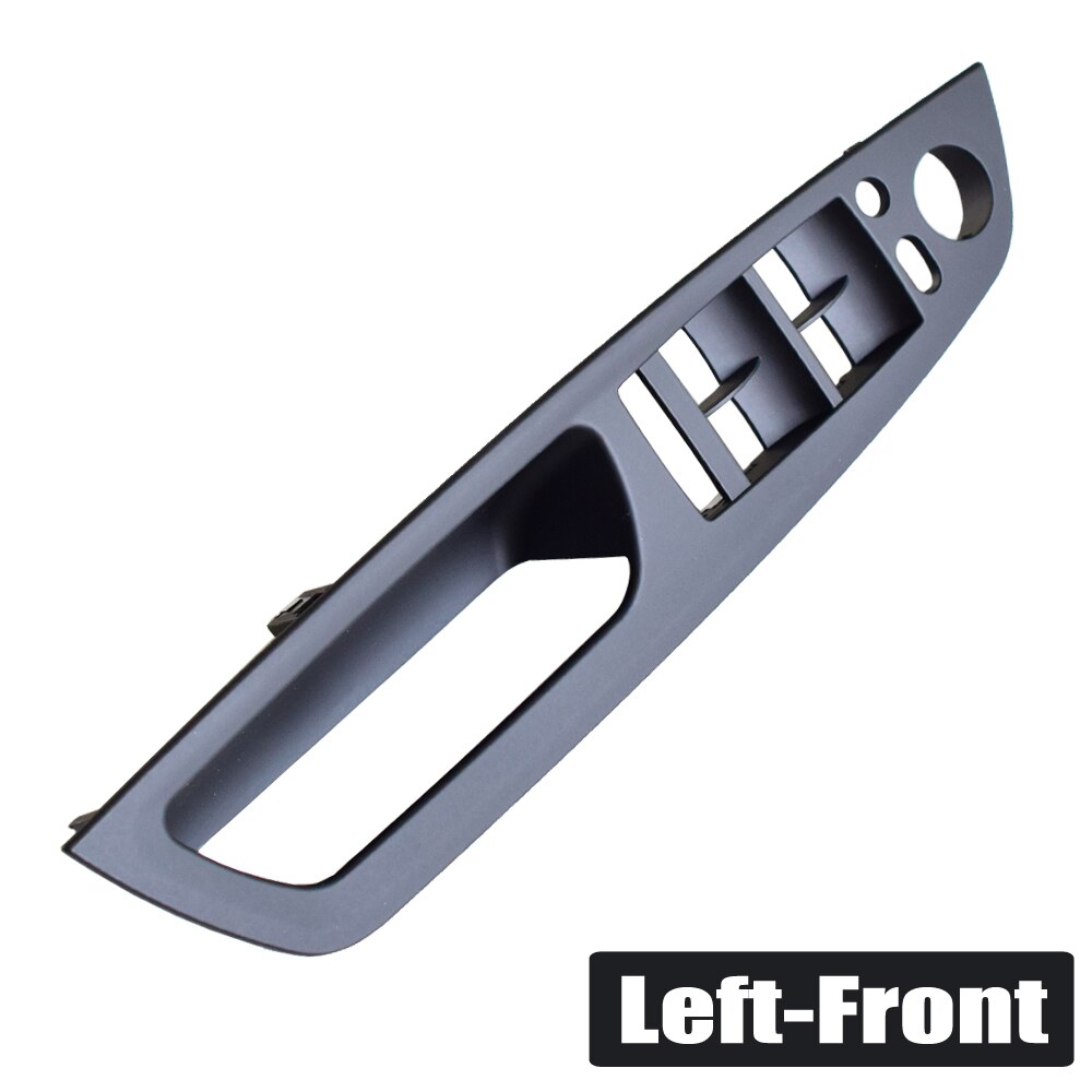 Auto Armlehne Innen Tür Griff Inneren Tafel ziehen trimmen Abdeckung LHD Für BMW X5 E70 30d 30si 35d 4X6 E71 30dx 35ix 06-14 51416975777: Schwarz-Tafel